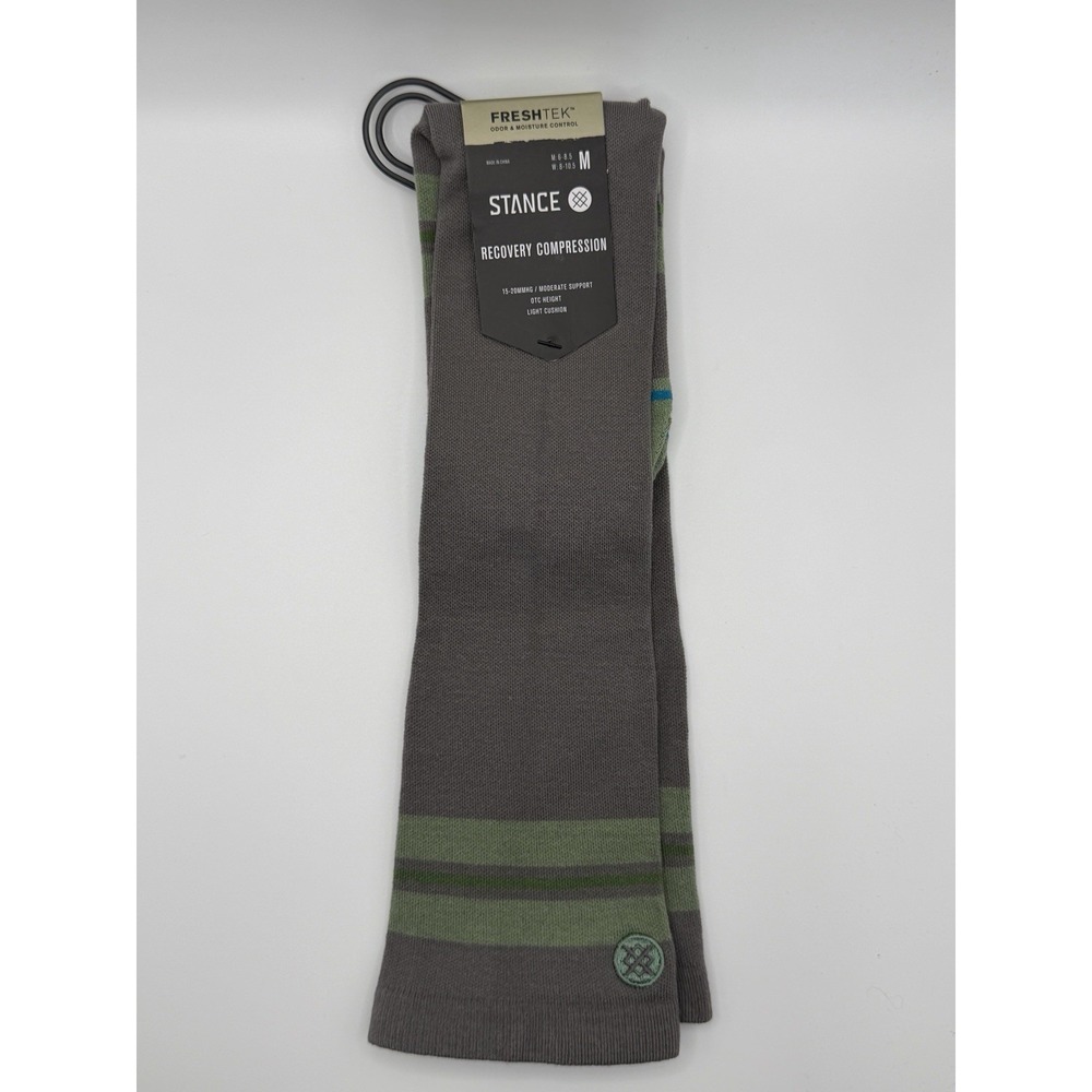 Stance Kaden Compression OTC Socks Grey Mens Medium A745D25KAD